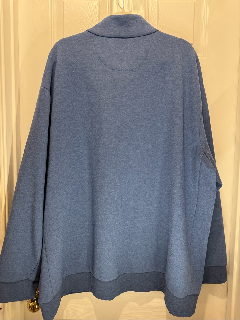 Polo Ralph Lauren Men’s 3XB Blue Snap Mock Neck Pullover Big & Tall - Picture 4 of 4